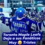 Los Toronto Maple Leafs tuvieron uno de sus peores juegos de la Temporada.